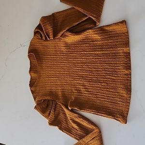 PRICE DROP-Free People Women's size Small - Puff Sleeve Shirt